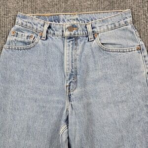 VTG Levis 550 Jeans Womens 8 Light Wash Blue Relaxed Fit Tapered Leg Made Canada